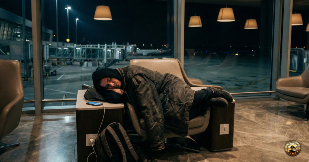  Sleep at an Airport