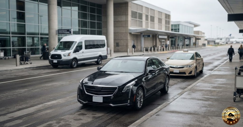 DTW to downtown Detroit car service chauffeur at Detroit Metro Airport