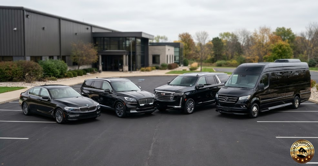 Black car service cost by vehicle type in Detroit